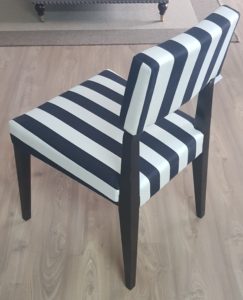 Classic black white chair